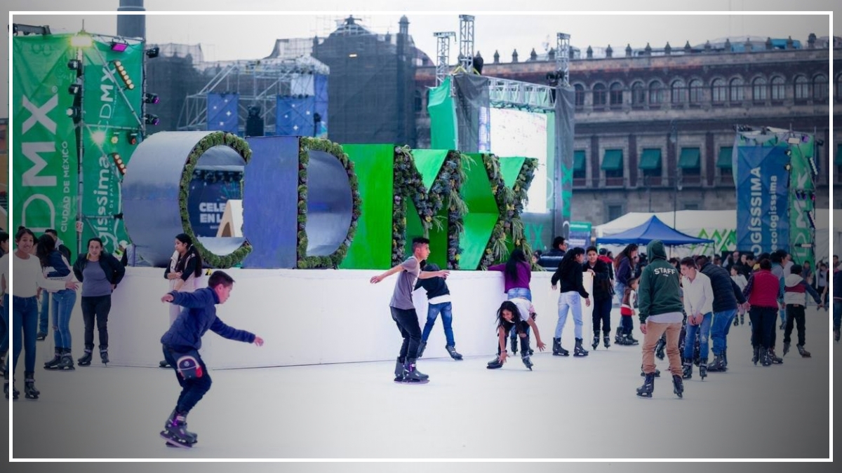 Pistas de hielo gratis en la CDMX en 2025 