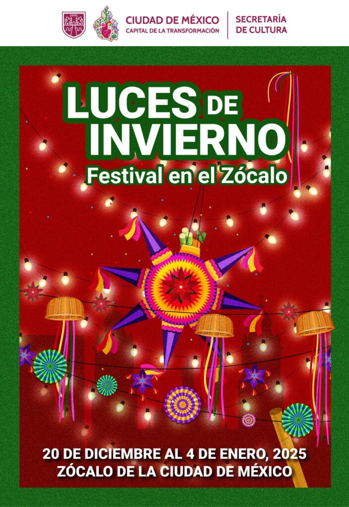 Luces de Invierno cartel oficial CDMX 2025