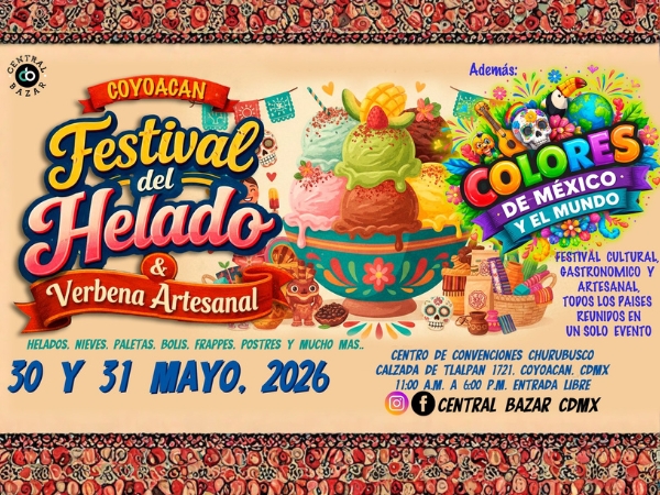 Festival del Helado en Coyoacán 2026