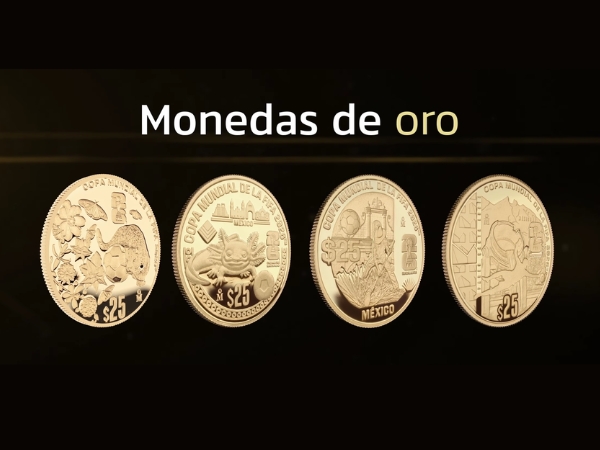 Monedas de oro Mundial 2026