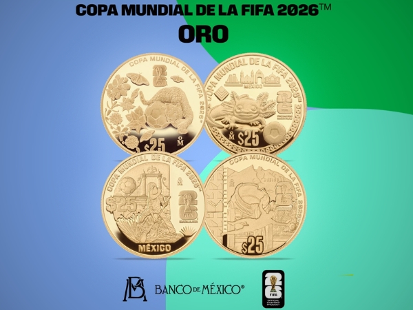 Monedas Mundial 2026 Banxico